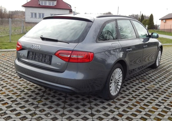 Audi A4 cena 45900 przebieg: 189000, rok produkcji 2014 z Wąsosz małe 121